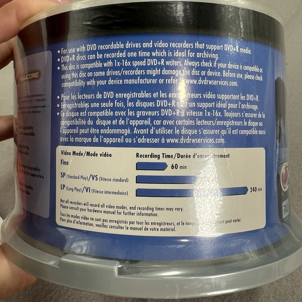 50 Pack Genuine‎ SONY DVD+R Discs 75DPR47LS4 NEW Sealed 4.7 GB 120 Minute 1x-16x